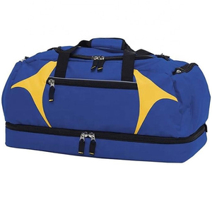 Mint Green Polyester Duffel <b>Bag</b> With Zipper Closure And Shoe <b>Compartment</b> For Exercise Fitness - Product Image 5