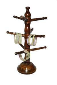 Soporte de madera para exhibir joyas, organizador de cadenas para pendientes, collares y pulseras - Product Image 3