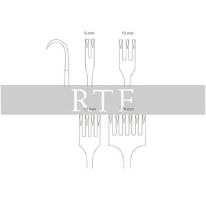 Meyerding Écarteur Kocher Écarteur Dura Crochet Instruments chirurgicaux Manuel en acier inoxydable - Product Image 2