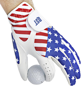 OEM ODM Custom Golf Gloves Polyurethane Breathable Grip Enhanced Sports Training Practice Wholesale Custom Logo Left Hand <b>Hook</b> - Product Image 3