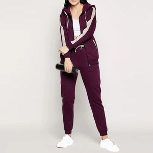 Conjunto Deportivo de Dos Piezas para Mujer, Chaqueta de Manga Larga y Pantalones Jogger de Cintura Alta, Ropa Deportiva Informal y Cómoda - Product Image 5
