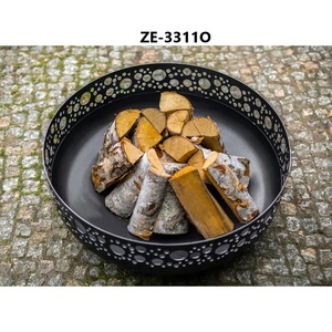 เตาผิงโลหะ ZE-3311O สำหรับกลางแจ้ง ใช้ไม้เป็นเชื้อเพลิง สไตล์โมเดิร์น ปรับแต่งได้ เคลือบสีฝุ่นแบบพ่นเคลือบ ตั้งพื้นได้ พกพาสะดวก ให้ความร้อน - Product Image 1