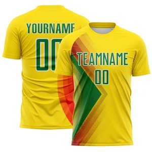 Conjunto de uniforme de fútbol para hombre, camiseta y pantalones cortos de secado rápido, transpirable, para entrenamiento, partidos, ropa deportiva, conjunto de equipo. - Product Image 1