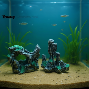 Décoration d'aquarium Yommy Resin Rockery 10x14cm pour aquarium - Product Image 3