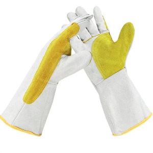 Gants de soudage à chaud en cuir de vachette pleine fleur de qualité supérieure, durables, antistatiques, antidérapants, flexibles, résistants pour la sécurité des mains - Product Image 5