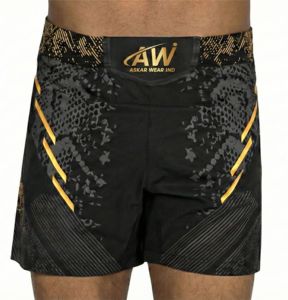Professional <b>Level</b> Comfortable MMA Shorts Offering Flexibility Durability <b>Long</b> Lasting Performance Lightweight Spandex/Polyester - Product Image 1
