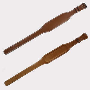 เข็มขัดหนังออกกำลังกายแบบกำหนดเองพร้อมโลโก้ขายส่ง หนังวัวแท้ PU ระบายอากาศได้ดี สำหรับยกน้ำหนักและฝึกความแข็งแรง - Product Image 2