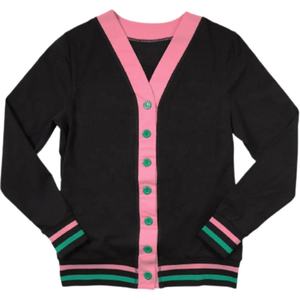 Cárdigan de doble bolsillo suéter tejido color sólido nuevo caliente prendas de punto personalizadas - Product Image 6