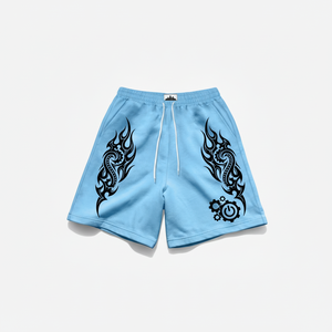 Custom 100%Cotton with embroidery Men;S 2 Pieces Tracksuit Streetwear Dtg Print Sports Shorts and <b>T</b>-Shirts Set for Men - Product Image 4