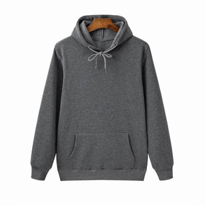 Sweat à capuche unisexe personnalisé pour homme et femme, coupe oversize, effet teinture unie, style court, pour homme et femme - Product Image 5