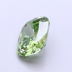 Diamant de laboratoire CVD de 1,52 ct, taille coussin modifiée, vert vif fantaisie, clarté VS1, excellente taille, pierre libre pour bijoux de fiançailles sur mesure - Product Image 2
