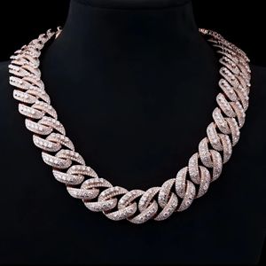 VVS cut moissanite <b>necklace</b> IGI certified hip hop <b>chain</b> Gold plated 925 silver 18mm iced moissanite <b>chain</b> - Product Image 3