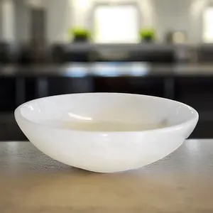 Bol en pierre précieuse sculptée, plat de service écologique, bol en pierre naturelle, bol décoratif design pour la maison, bol de qualité supérieure - Product Image 1