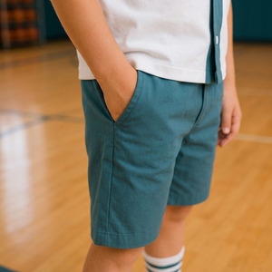 Ensemble d'uniformes scolaires en polycoton pour enfants, logo brodé personnalisé, fournisseur d'uniformes tricotés pour l'école primaire - Product Image 5
