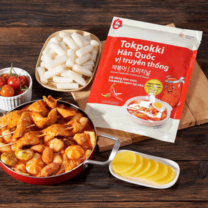 Meilleures ventes O'Food Tokpokki coréen 300g Saveur épicée traditionnelle Gâteau de riz épais Plat asiatique instantané Vente en gros - Product Image 2