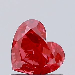 Diamants CVD cultivés en laboratoire, couleur rouge vif, taille cœur, 1,00 carat, pureté VS1, certifiés IGI, pour la création de bijoux, prix direct usine. - Product Image 1