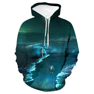 Sweat-shirts personnalisés pour hommes OEM/ODM, impression numérique 3D, soie Akatsuki, cyberpunk, grande taille, streetwear, sublimation, thème anime et comics - Product Image 3