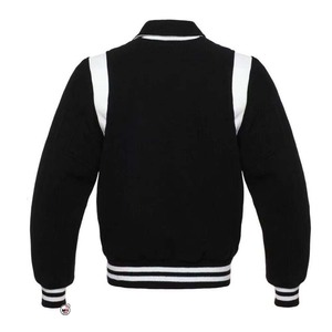 <b>Mens</b> Gray Varsity <b>Jacket</b> With <b>White</b> Sleeves Button Front Casual Baseball <b>Jacket</b> Autumn Wear Solid Color Turn-down Collar <b>Jackets</b> - Product Image 2
