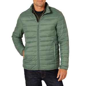 Men's High Quality Winter <b>Warm</b> Thick Hooded Cotton Puffer <b>Jackets</b> with 100% Nylon Canvas Fabric Stand Collar for Cold Weather - Product Image 3