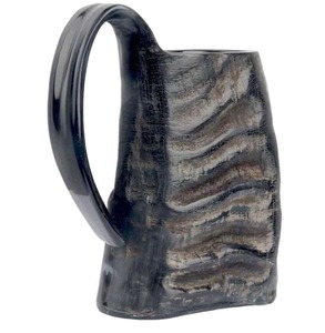 Indian Supplier Authentic Horn <b>Mug</b> Decorative Drinking <b>Mug</b> for Display or Party and Home Bar Use Available for Sale - Product Image 1