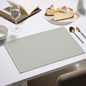 Modern Cotton <b>Placemats</b> Set, Stylish Washable Dining Table Mats, Heat Resistant Non-Slip Design - Product Image 2