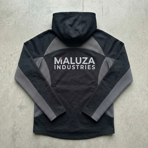 ชุดเซ็ตแทรคสูทลำลองแบบมีฮู้ดสำหรับทุกเพศ OEM ผลิตตามสั่ง ผ้าเนื้อเดียว ระบายอากาศ แห้งเร็ว สไตล์สตรีทแวร์ ออกกำลังกายได้ ผลิตในอเมริกา ยุโรป Maluza UrbanPower - Product Image 2