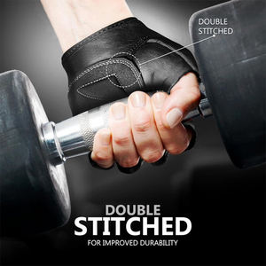 Gants de sport en cuir les plus vendus, respirants, antidérapants, à quatre doigts, imperméables, protection UV, pour la musculation et l'entraînement - Product Image 4