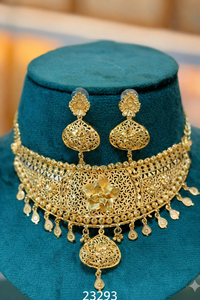 Conjunto de Joyería de Aleación de Zinc de Moda Africana Inspirada en la India, Estilo Vintage para Mujer, Collar y Aretes para Aniversario, Mejor Compra 2024 - Product Image 6