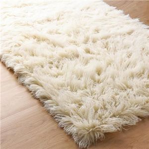 Tapis marocain shaggy en laine noué à la main 8x10, tapis berbère fait main, taille personnalisée, tapis marocain Beni Ourain en laine à poils longs fait main - Product Image 6