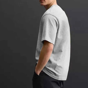 เสื้อยืดโอเวอร์ไซส์แขนสั้นผ้าฝ้ายแท้ 100% สำหรับผู้ชาย สไตล์สตรีทแวร์ - Product Image 6