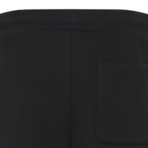 Pantalon de jogging tricoté noir à rayures latérales unisexe, en maille douce, taille élastique, décontracté, streetwear, idéal pour l'hiver et la détente - Product Image 4