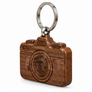 Custom Wood Keychain Wooden Key Ring Personalized Natural Style For Corporate <b>Gifts</b> Events Party Favors <b>Bags</b> And Accessories - Product Image 3