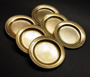 Exclusive Designer Metal <b>Coasters</b> Set for Luxury Home Decoration Wedding Gifts and Corporate Events - Product Image 5