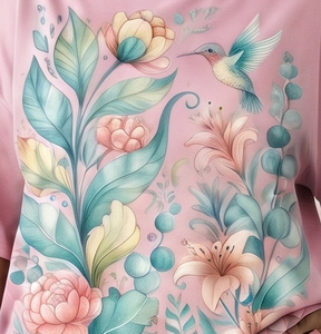 เสื้อยืดพิมพ์ลายไซส์ใหญ่สำหรับผู้หญิง ชุดเซ็ตขาสั้น 100% ผ้าฝ้าย ทรงไหล่ตก กางเกงขาสั้นทรง Biker ชุดลำลองหลวมๆ ใส่สบายสำหรับฤดูร้อน - Product Image 4
