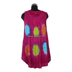 Nuevo Vestido Maxi de Rayón Tie Dye para Mujer, Estilo Bohemio, Sexy, Holgado, Largo hasta el Suelo, para Playa o Casual, Tipo Paraguas - Product Image 2