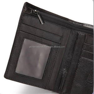 LUXURY <b>MENS</b> <b>WALLET</b> LEATHER GENUINE SLIM BIFOLD <b>WALLET</b> <b>MEN</b> RETRO HIGH QUALITY LUXURY BLACK <b>WALLET</b> - Product Image 3