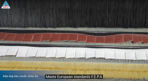 Cepillo de soporte hecho de fibra de coco natural para lijar tela de Hong Ky Vietnam Factory planta cepillo de fibra de coco - Product Image 2