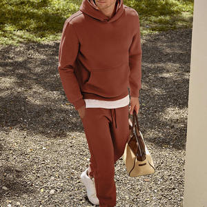 Conjunto Deportivo Informal Premium de Felpa de Algodón para Hombre, Personalizado, Marca Privada, Fabricante de Ropa Deportiva OEM ODM - Product Image 3