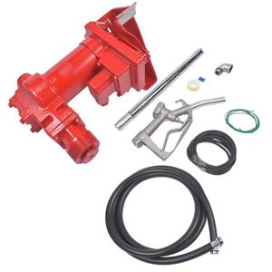 Pompa di Trasferimento Carburante Rossa di Alta Qualità 12 Volt 20 GPM con Kit Ugello per Auto, Camion, Trattore, Diesel, Benzina, Cherosene, Cavo da 6m, Garanzia 1 Anno - Product Image 1
