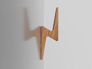 Modern Wooden Peg Rack <b>Wall</b> <b>Hook</b> Organizer Handmade Solid Wood Hanger for Bedroom Hallway and Bathroom Towel - Product Image 3