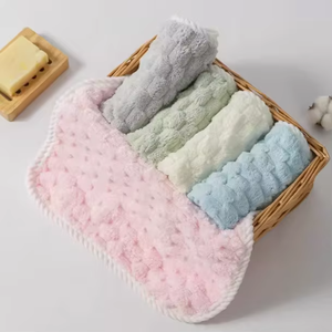 Luxury Hand Towel Thick High GSM Cotton Washcloth for Gym Salon Spa Bathroom OEM Wholesale Manufacturer Soft Knitted Cotton - Product Image 1