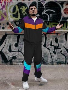 Survêtement unisexe d'été avec poches zippées, sweat à capuche zippé intégral, ensemble 2 pièces respirant et à séchage rapide pour la course, le jogging, le sport et les loisirs - Product Image 4