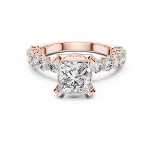 High Quality 925 Sterling Silver Moissanite <b>Diamond</b> <b>Ring</b> Custom Bridal Jewelry Factory Wholesale Manufacturer - Product Image 1