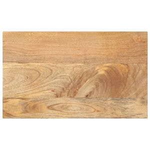 Plateau de table rectangulaire en bois de manguier massif de 19,7''x7,9''x1,5'', table artisanale pour usage domestique - Product Image 1