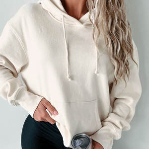 เสื้อฮู้ดดี้ทรงโอเวอร์ไซส์ รุ่นใหม่ ผ้าถักอุ่นสบาย ดีไซน์ทันสมัย - Product Image 1