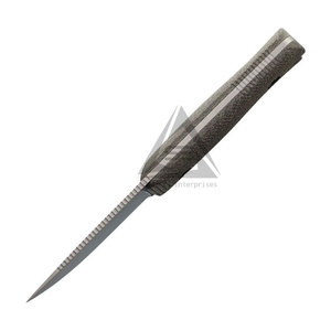 Couteaux à lame fixe personnalisés avec logo, manche en bois de haute qualité, fabrication OEM, lame en acier inoxydable et damas - Product Image 2