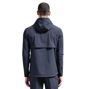 Wholesale Mens Performance Windbreaker <b>Coat</b> Lightweight Breathable Running Jacket Outdoor Sportswear Full Zip Clothing - Product Image 2