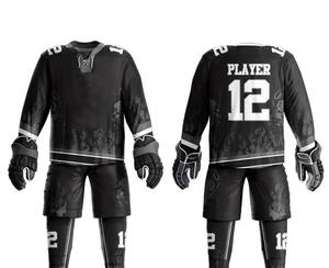 Uniforme de hockey sur glace pour hommes, imprimé numériquement, design tendance, prix avantageux, respirant, avec des matériaux de qualité supérieure. - Product Image 3