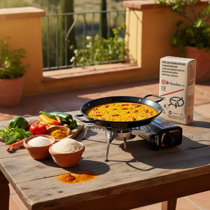 Garclima Paellero Omologato Mod 350 Bruciatore a Gas Butano in Ghisa Design Industriale per Fornello da Cucina per Paella - Product Image 3