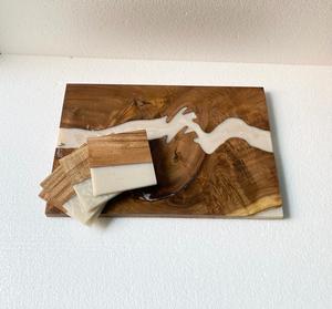 Planche à découper en bois d'acacia gravée au laser, double face, avec poignée, épaisse, écologique, passe au lave-vaisselle, pour steak, pain, fromage, cadeau - Product Image 4